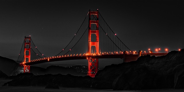 golden gate, golden gate bridge, san francisco, california, suspension bridge, sightseeing, usa, america, bridge, steel ropes, building, night, illuminated, travel, bridge construction, red, united states, golden gate, san francisco, san francisco, san francisco, san francisco, san francisco, california, california, california, california